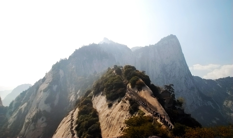 华山擦耳崖 摄影 武夷山泉