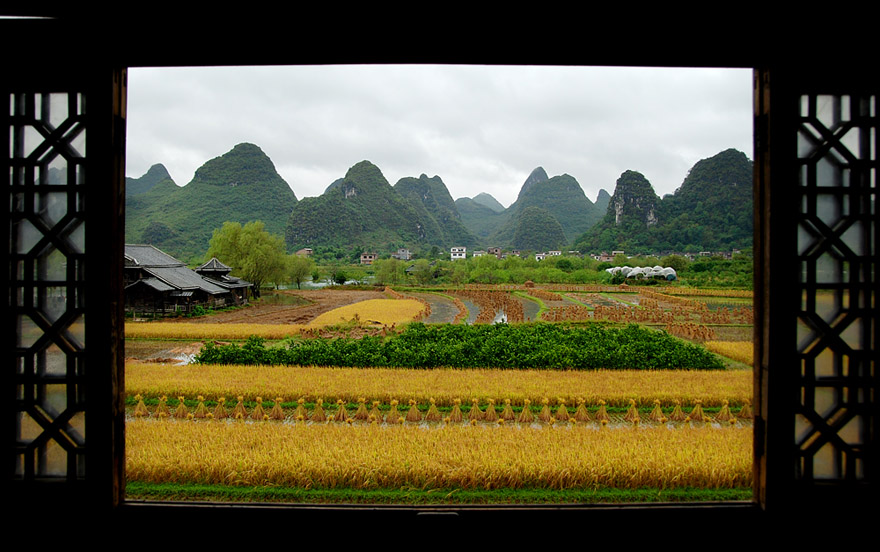 《窗含美景》 摄影 都来评评