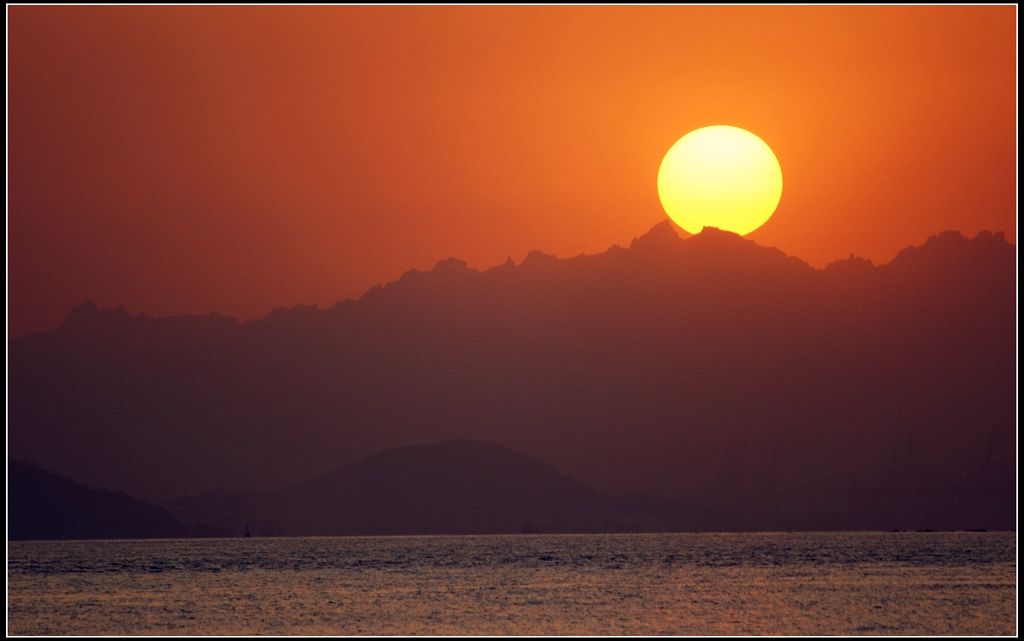 青山依旧在，几度夕阳红 摄影 qdzp