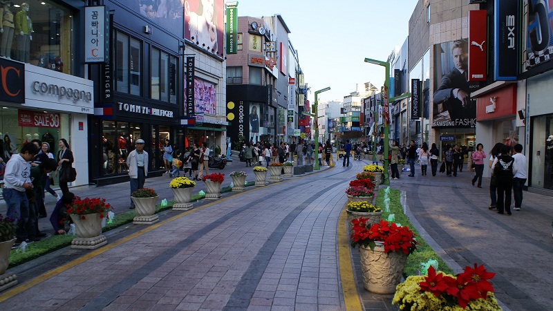 韩国-釜山 国际市场街景 摄影 银色黄金