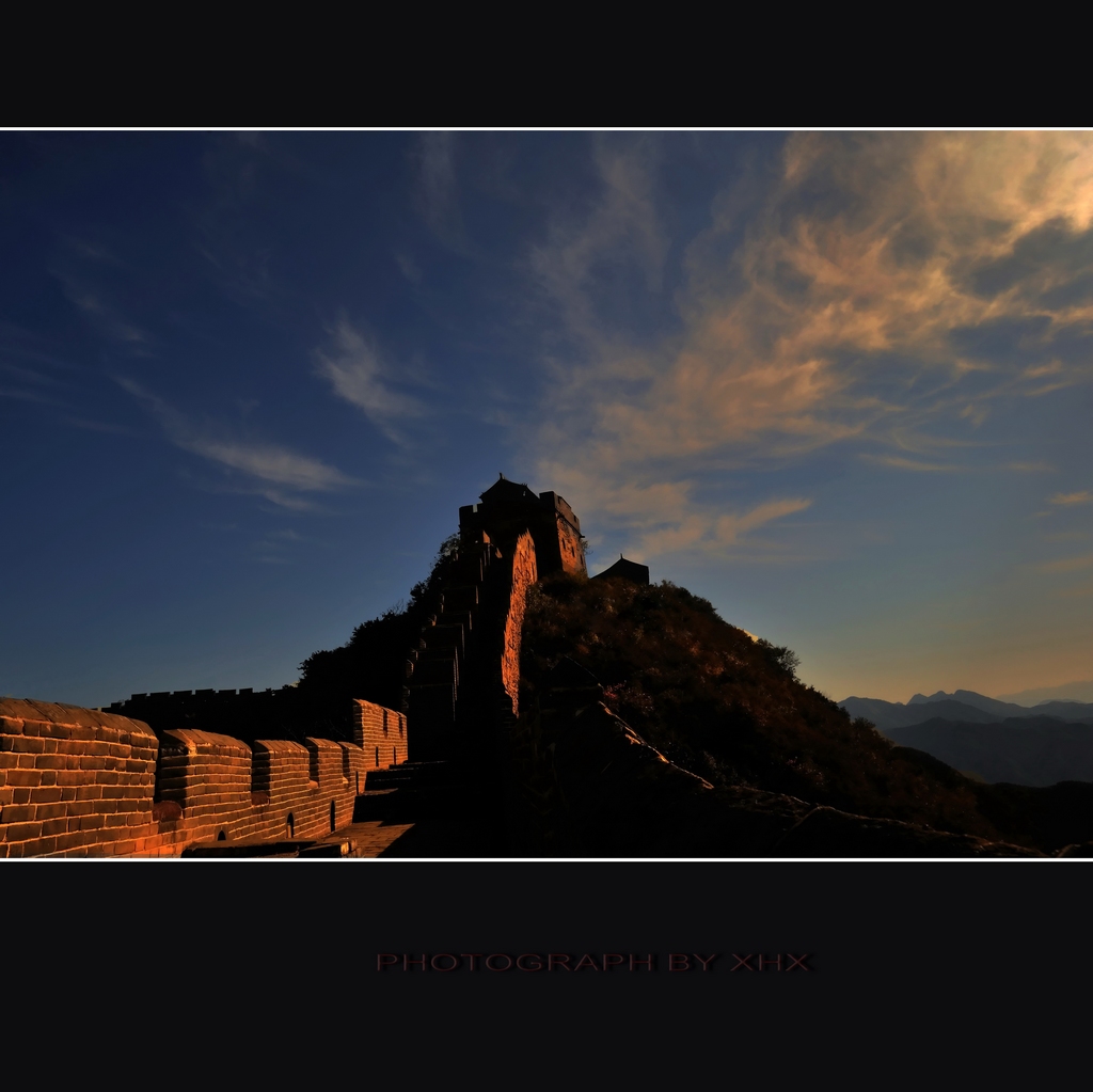 夕照金山岭 摄影 XIHUANXUE