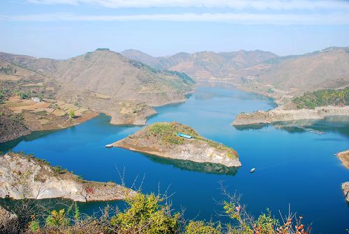 二龙山水库 摄影 五彩玉石