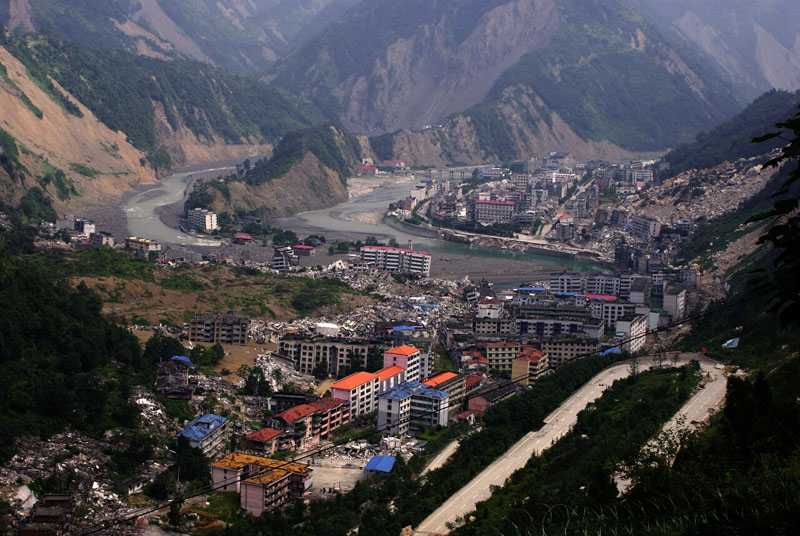 北川县城全貌 摄影 简单a平常