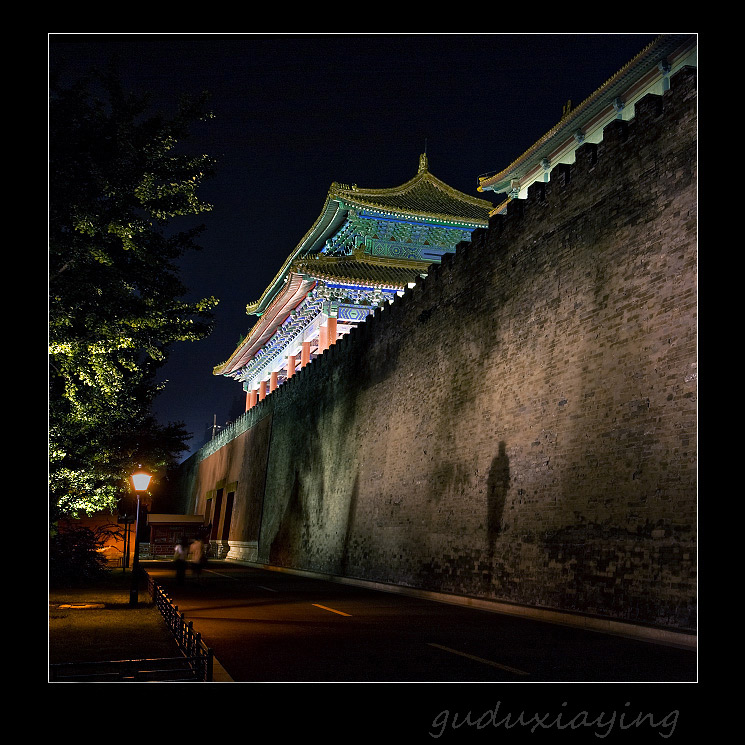 北京故宫西华门夜色 摄影 古都侠影