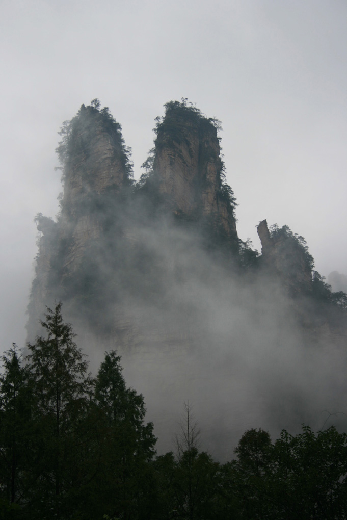 穿越云雾龟攀峰 摄影 天人一合