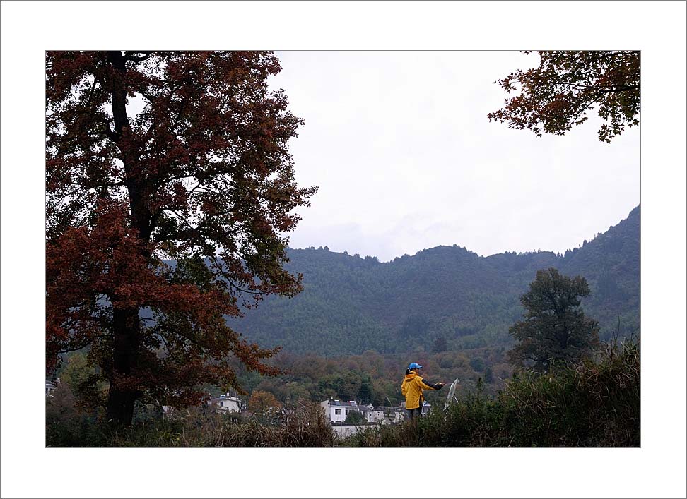 塔川秋色----爱在深秋 摄影 涧草堂主