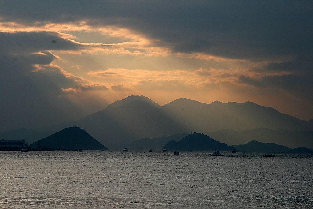 海港落日 1 摄影 黄大为