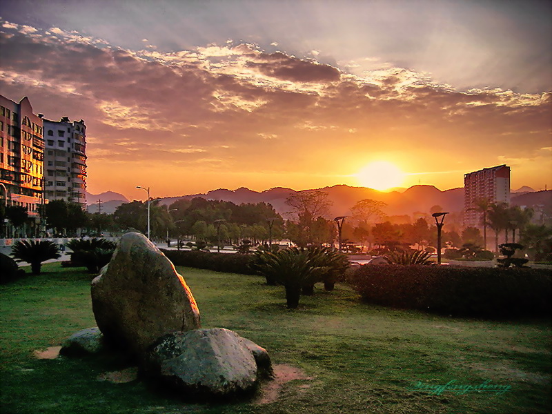 夕阳之光 摄影 风帆