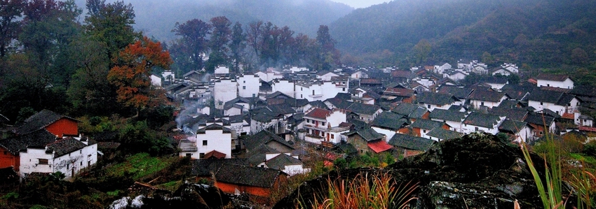 秋雨过后的婺运美色 摄影 浙江黑土地