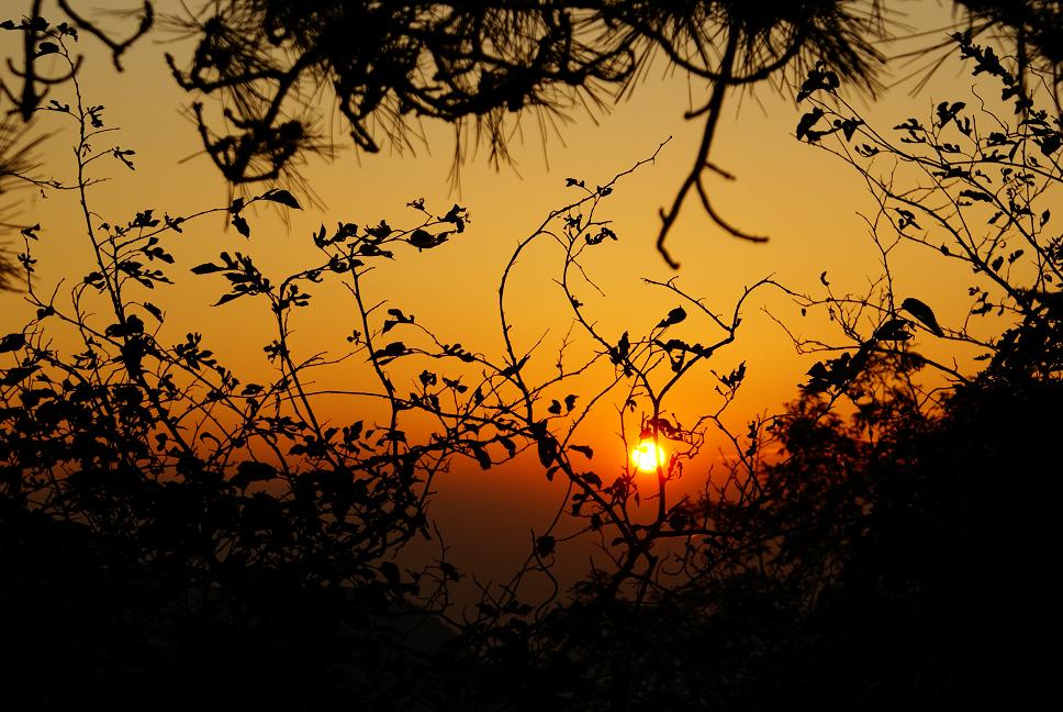 夕阳落山 摄影 普天乐