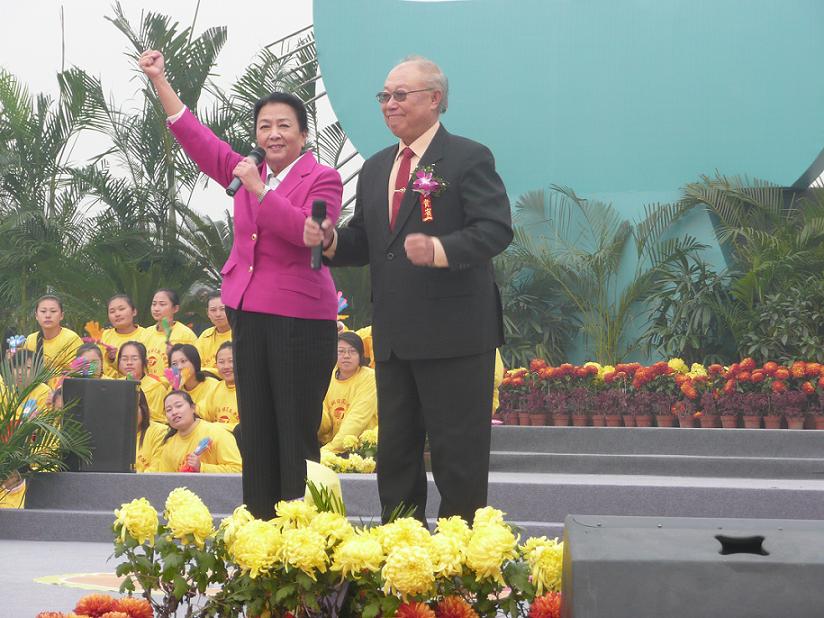 还像当年的林道静，谢芳及老伴 摄影 pangzhuzhu