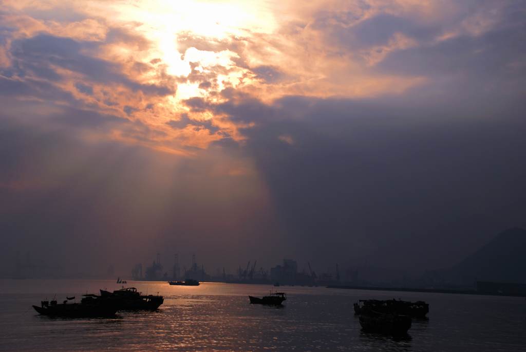 黄昏的港口 摄影 丝雨悠扬