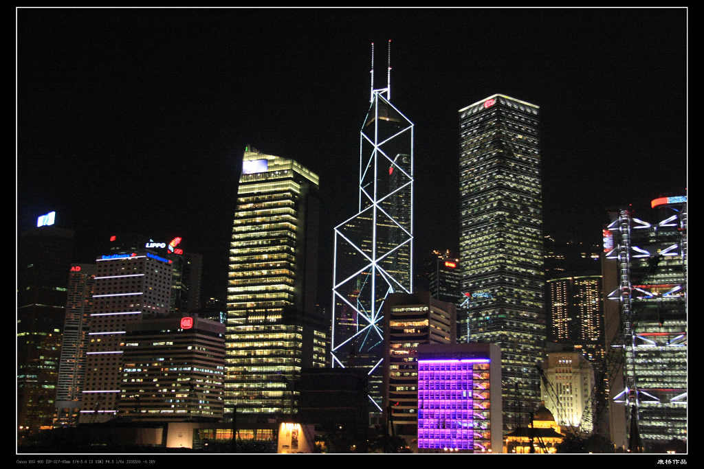 中环之夜 摄影 康河的桥