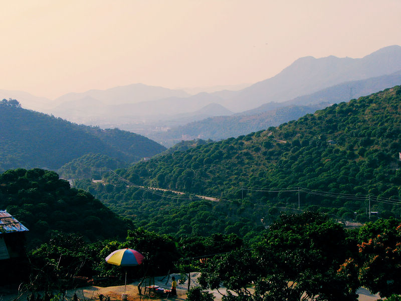 大岭半山远眺 摄影 天使之吻