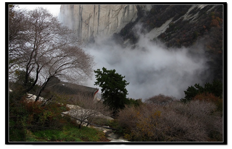 云浸华山 摄影 北平一砾