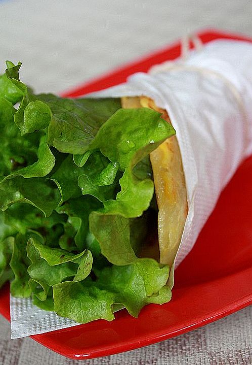 自制街边小吃---鸡蛋灌饼 摄影 快乐的饲养员