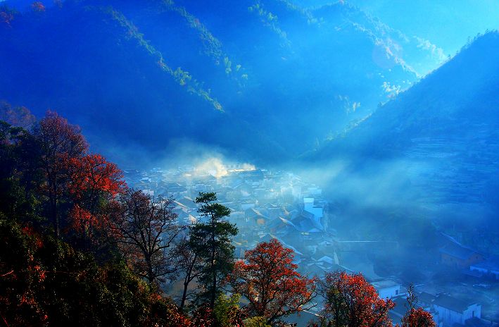 大山深处有人家 摄影 梨花雨