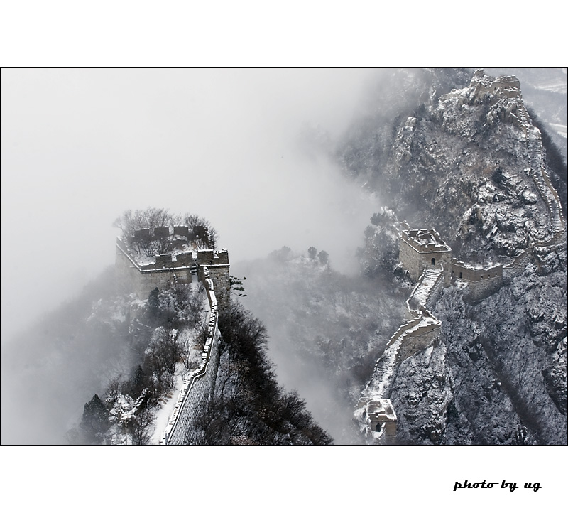 雪后箭扣 摄影 森林虎