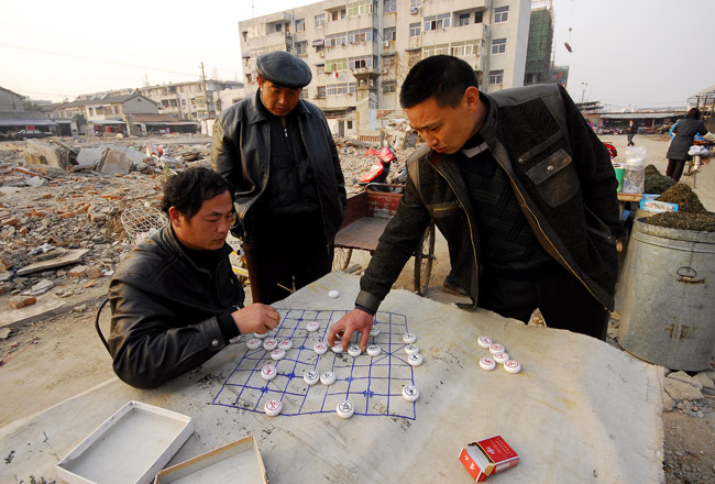 《下棋》 摄影 长甲归来