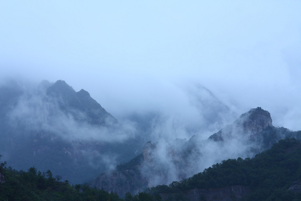 雁荡山-雨景 摄影 无涯学海