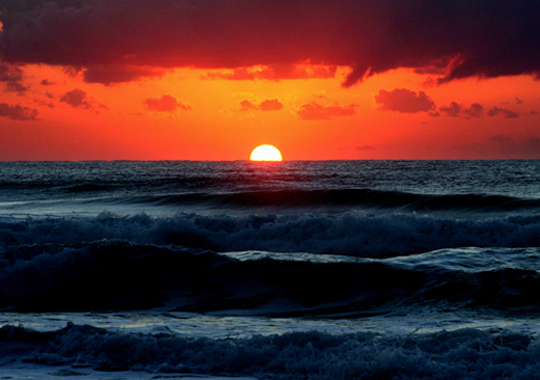 黄金海岸的日出 摄影 风雨太阳