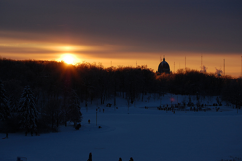 sunset in mont royal 摄影 sophox