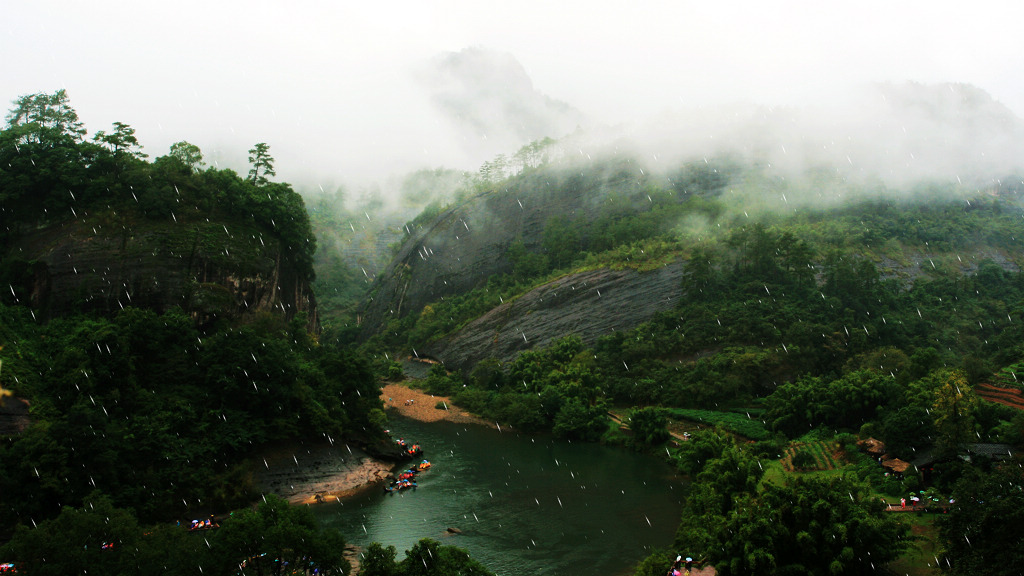 雨中即景-烟云武夷山 摄影 摄友欣赏