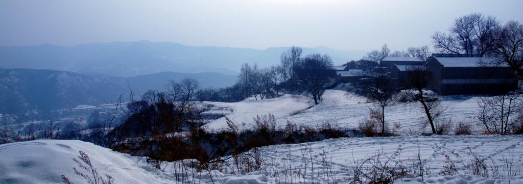 乡村雪景 摄影 朝花夕摄