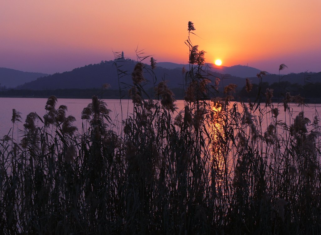 石湖夕阳 摄影 sz老牛