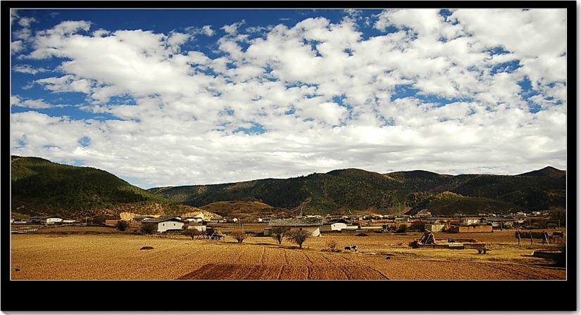 香格里拉沿途风景 摄影 紫色早春