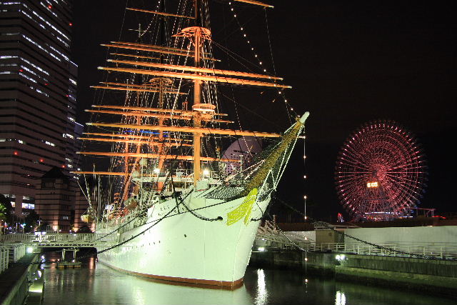 日本横滨夜景 摄影 卡擦一声