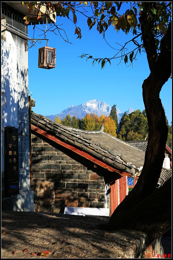 感受丽江——远眺玉龙雪山 摄影 二筒