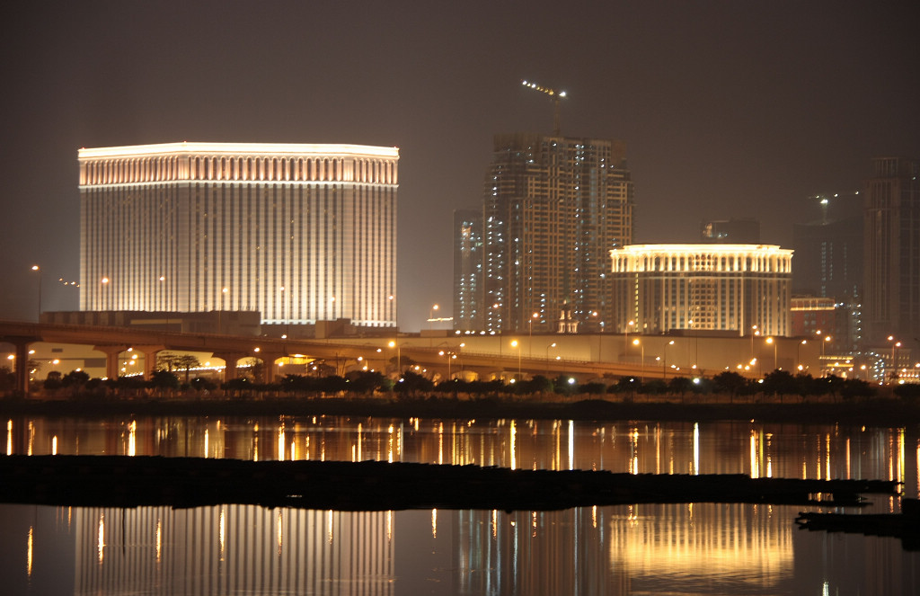 澳门威尼斯人夜景 摄影 珠海渔夫