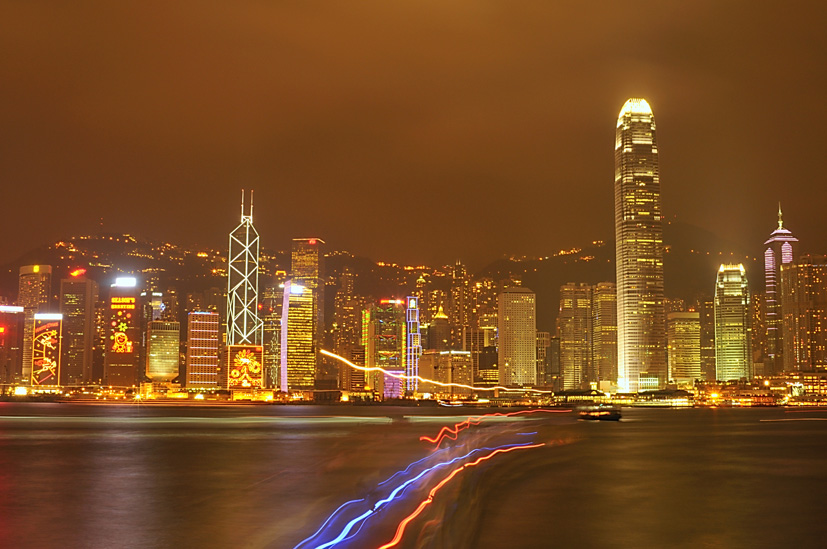 香港新年前夕 摄影 淋雨塘