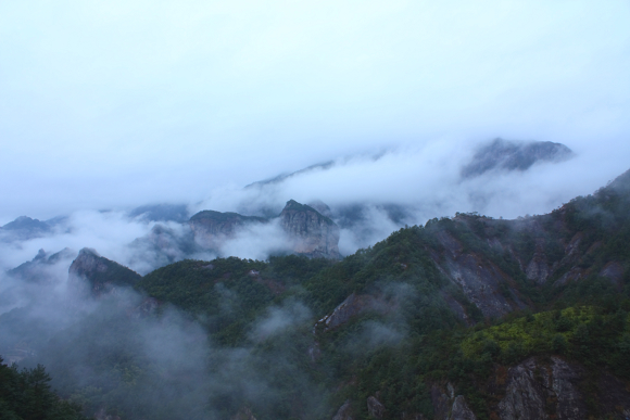 雨中雁荡山 摄影 无涯学海