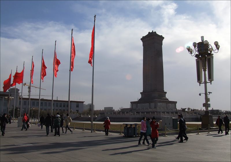 广场即景 摄影 剑鸣视点