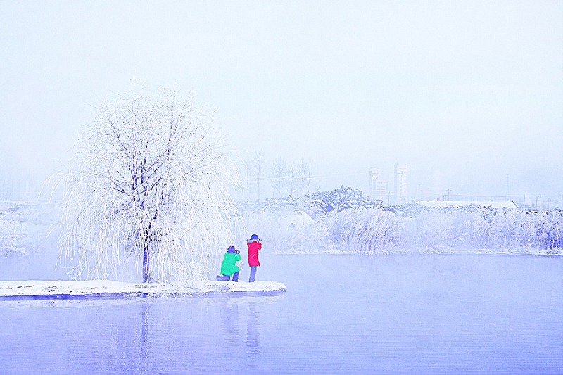 凇雪丽人 摄影 龙江雪