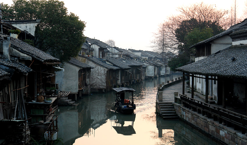 水乡的早晨 摄影 红的茶