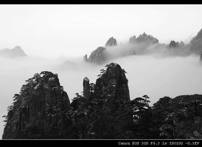 黄山冬韵 摄影 柯闲客