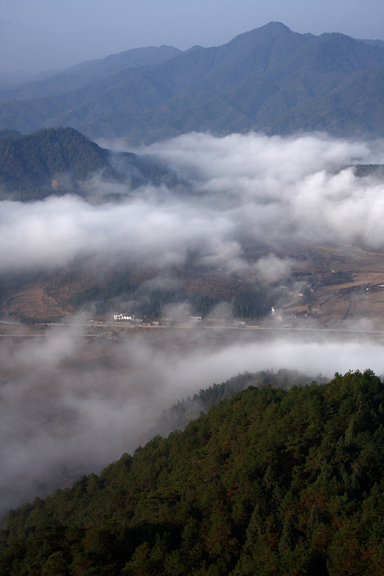 武夷山风光系列（七十六）晨雾 摄影 老过