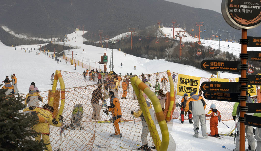 军都山滑雪01 摄影 燕西非