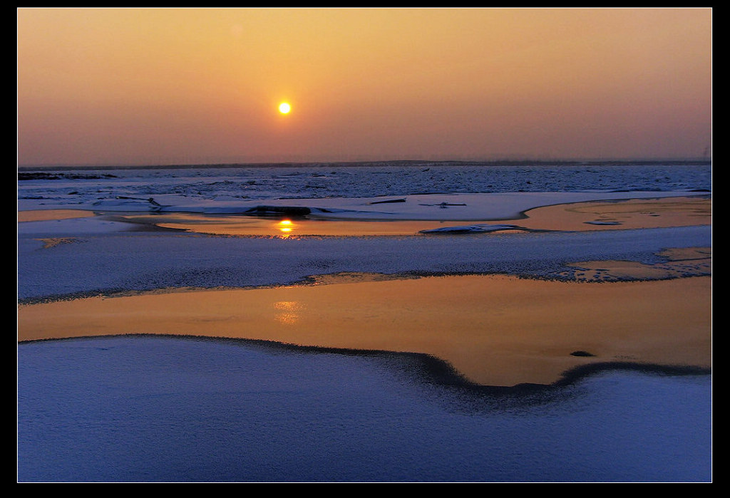 松花江冰雪 摄影 名晏