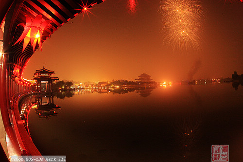 大唐芙蓉园夜景 摄影 逍二