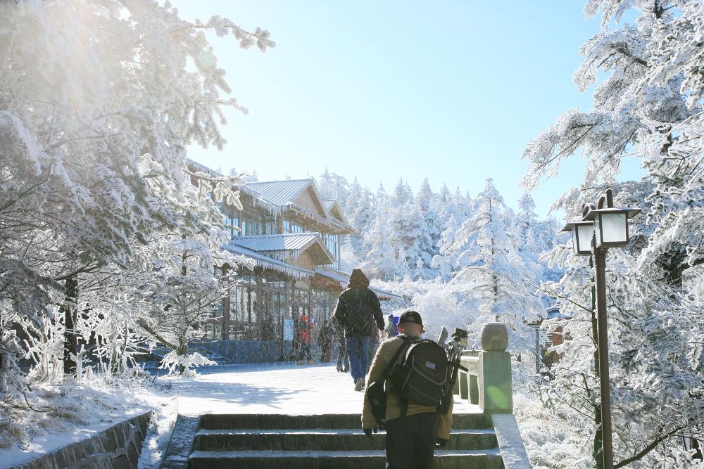 峨嵋雪景 摄影 无依无靠