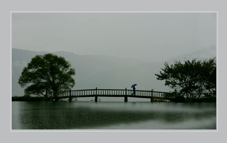 烟雨濛濛 摄影 竹映清影