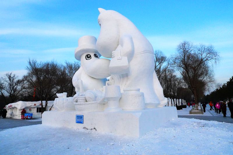 太阳岛上的雪雕 摄影 灿烂的黎明