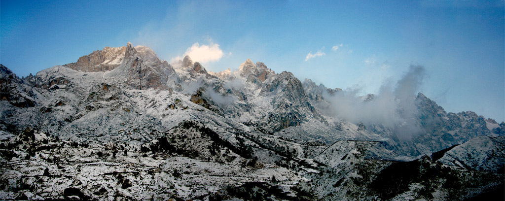 美丽雪山 摄影 滕兰亭