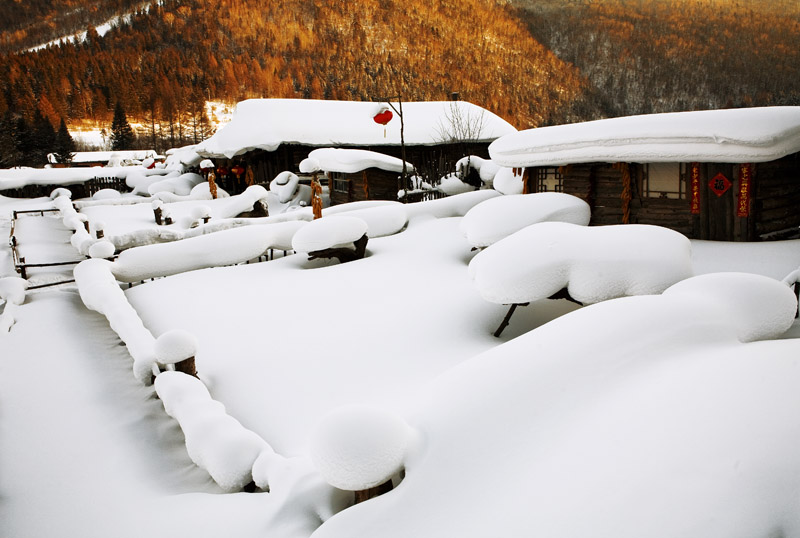 雪乡人家 摄影 潢水渔翁