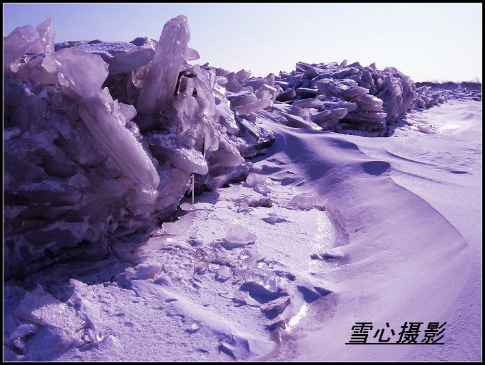 冰河印象 摄影 雪心