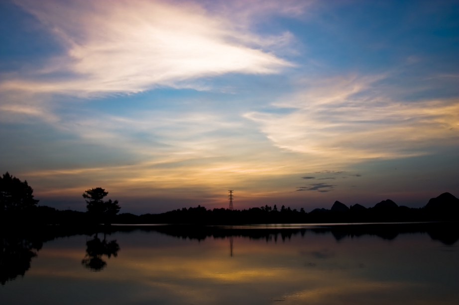 夕阳静悄悄 摄影 清风爽